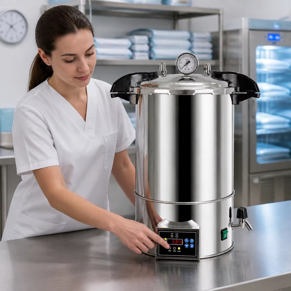 24L Cyfrowy Autoklaw Parowy St – Medical Labs recenzja i cena